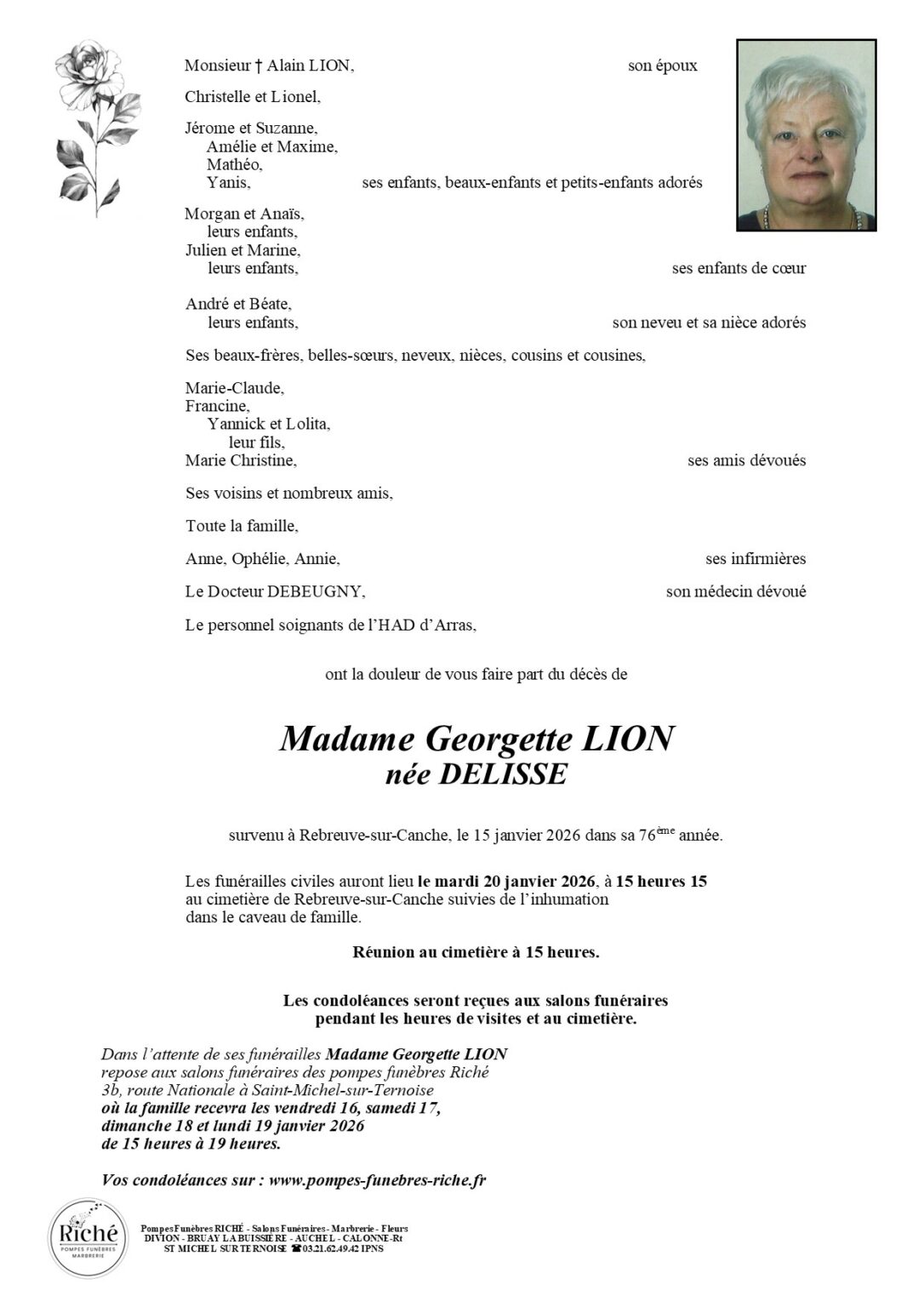 Deces Lion Sur Mernull